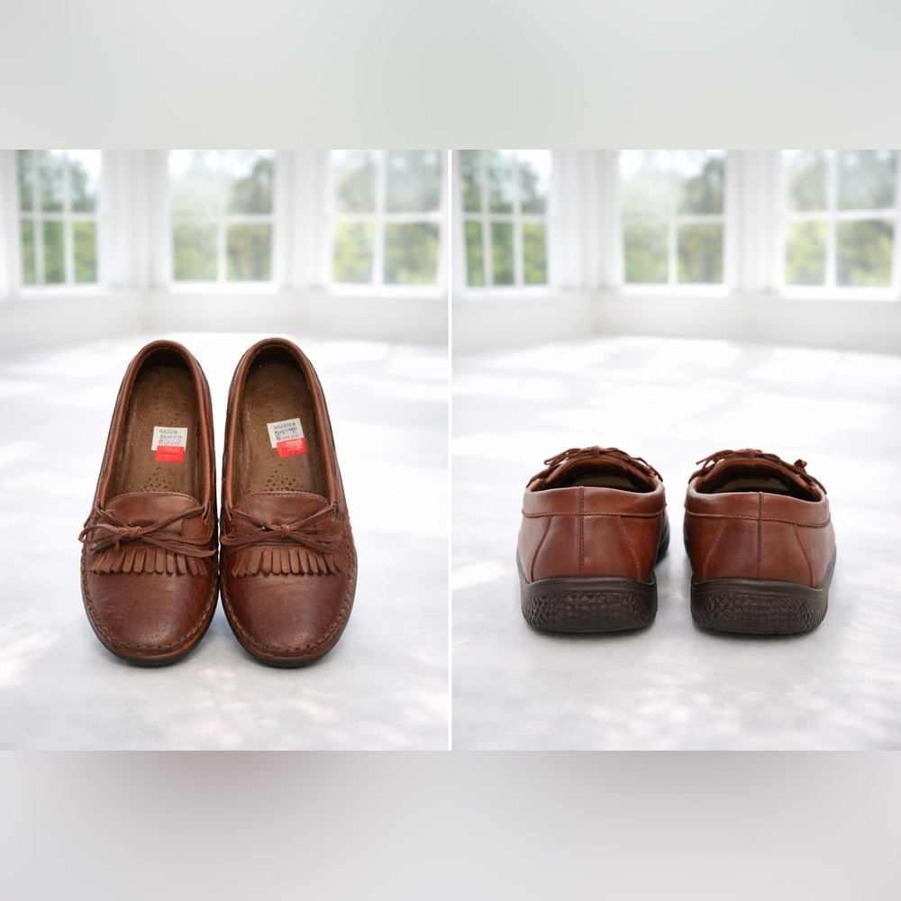 Dexter Women’s Brown Leather Loafers size 8 NWT